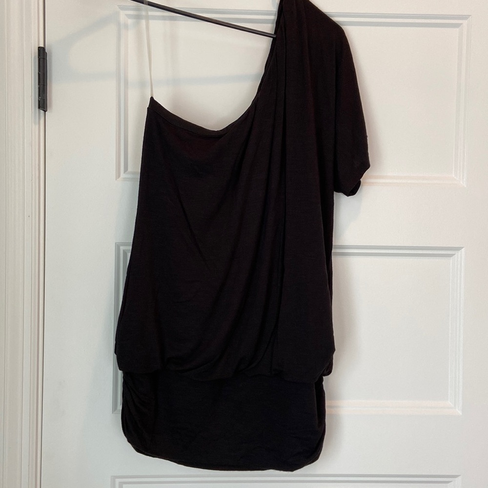 Maurices Women’s Small one shoulder black top